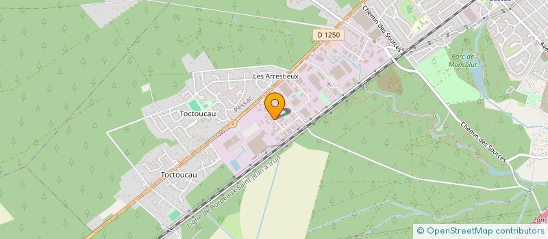 localisation de l'entreprise VIRUS à CESTAS
