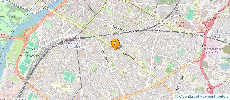 localisation de l'entreprise VIRVACA à ANGERS