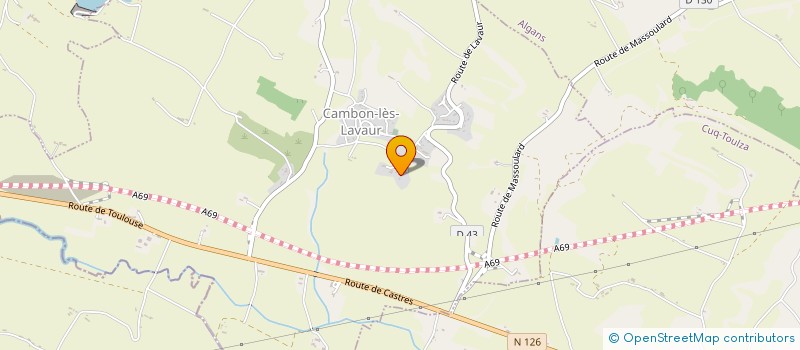 localisation de l'entreprise VIRVES FRERES  CAMBON-LES-LAVAUR