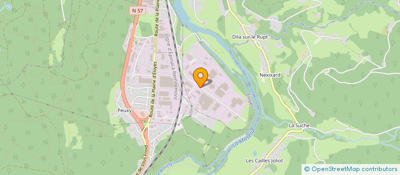 localisation de l'entreprise VIRY-ACML  ELOYES