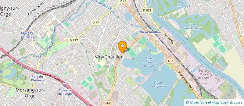 localisation de l'entreprise VIRY GESTION IMMOBILIERE à VIRY-CHATILLON