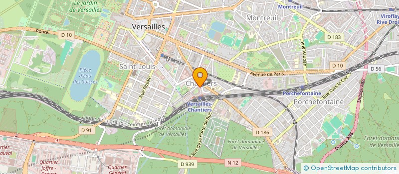 localisation de l'entreprise VIRYA C&I SOLUTIONS AQUILA à VERSAILLES