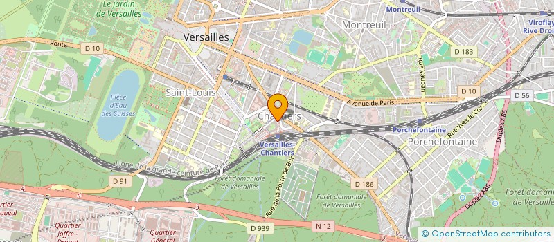 localisation de l'entreprise VIRYA C&I SOLUTIONS FRANCE à VERSAILLES