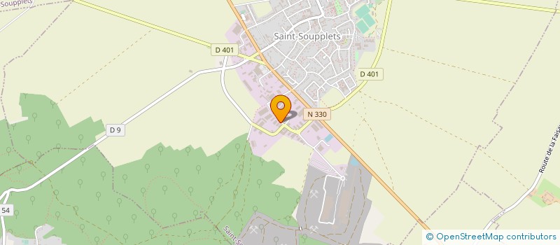 localisation de l'entreprise VIS 77 à SAINT-SOUPPLETS