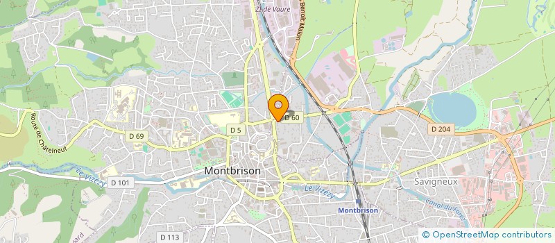 localisation de l'entreprise VIS A VIS  MONTBRISON