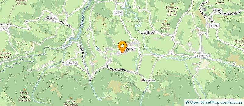 localisation de l'entreprise VIS LA JOIE D'ESPARROS  ESPARROS