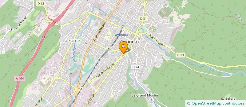 localisation de l'entreprise VIS LA VILLE à OYONNAX