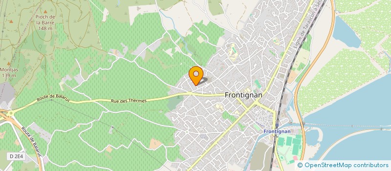 localisation de l'entreprise VIS TA DANSE à FRONTIGNAN