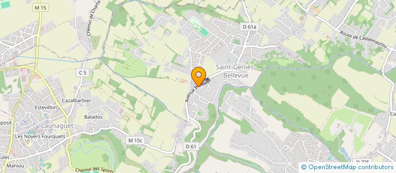 localisation de l'entreprise VIS TA MINE ARC EN CIEL  SAINT-GENIES-BELLEVUE