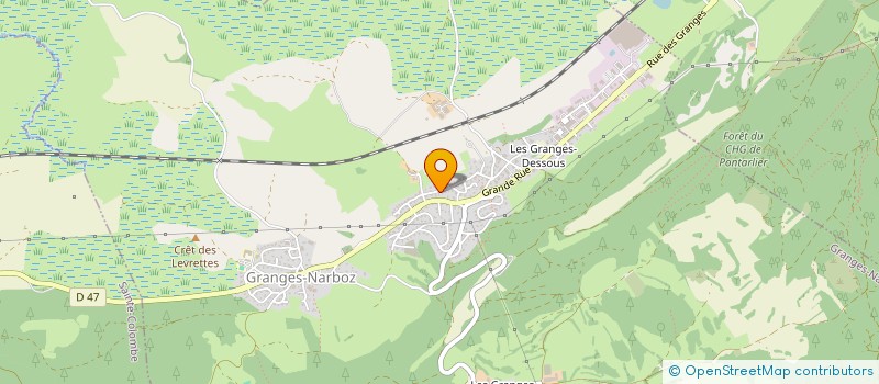 localisation de l'entreprise VIS TA VIE ZEN  GRANGES-NARBOZ