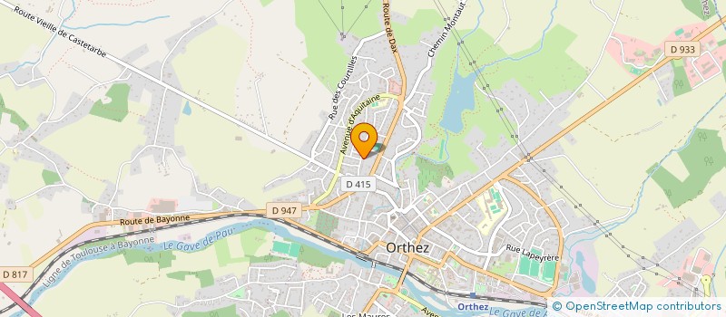 localisation de l'entreprise VIS VAS ET DIS (VVED)  ORTHEZ