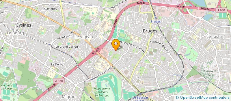 localisation de l'entreprise VISA 5  BRUGES