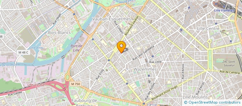 localisation de l'entreprise VISA à LILLE