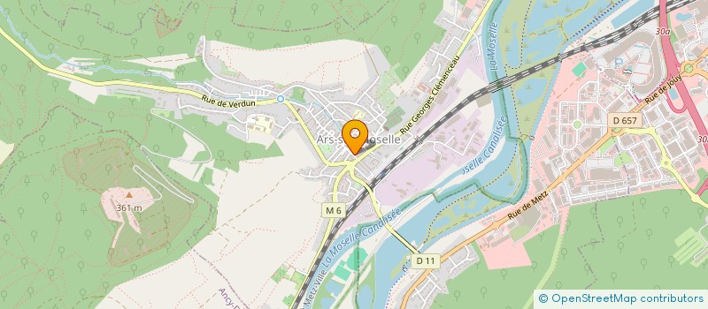 localisation de l'entreprise VISA  ARS-SUR-MOSELLE