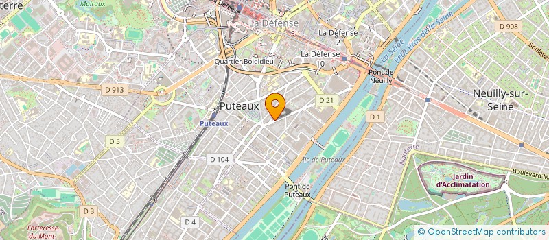 localisation de l'entreprise VISA COM  PUTEAUX