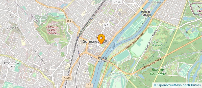 localisation de l'entreprise VISA ENTREPRISES à SURESNES