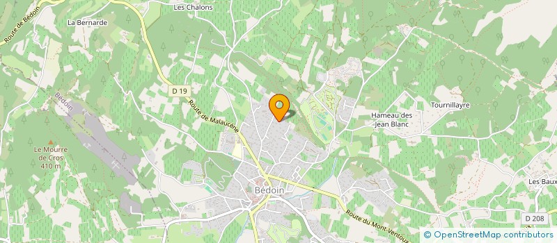 localisation de l'entreprise VISA FOOD  BEDOIN