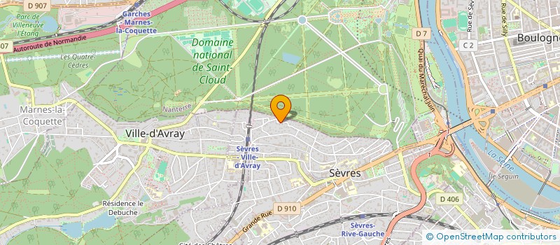 localisation de l'entreprise VISA FOR MARS  SEVRES