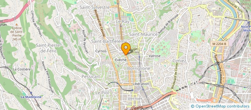 localisation de l'entreprise VISA FORMATION à NICE
