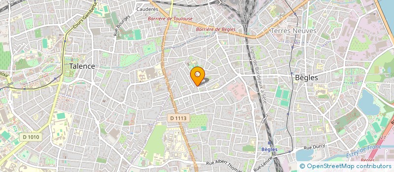 localisation de l'entreprise VISA FORMATIONS à BEGLES