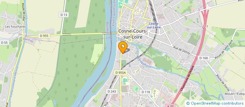 localisation de l'entreprise VISA POUR L'IMAGE à COSNE-COURS-SUR-LOIRE