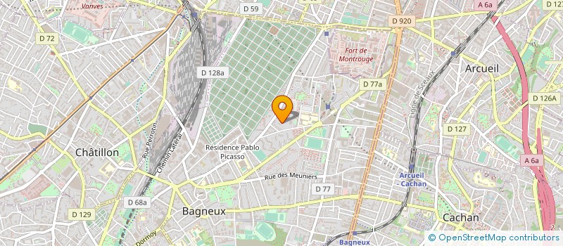 localisation de l'entreprise VISA-TROPICAL à BAGNEUX