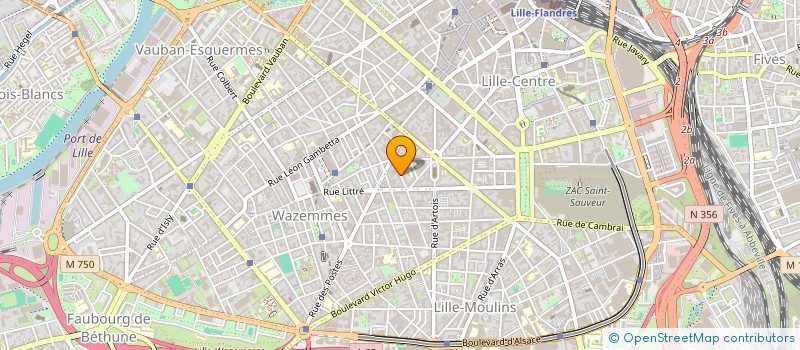 localisation de l'entreprise VISA VIE à LILLE