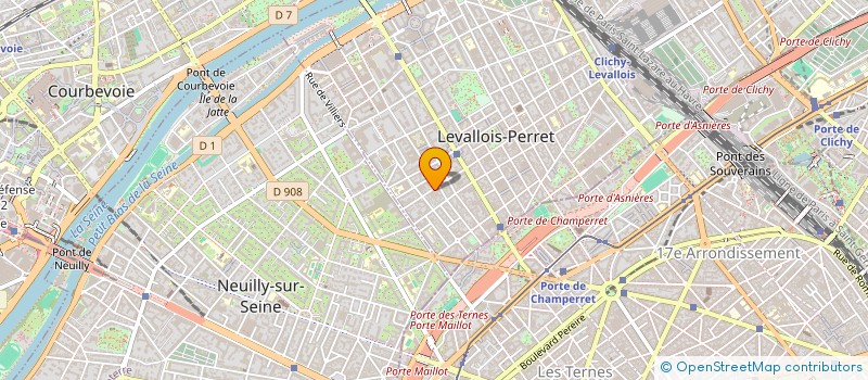 localisation de l'entreprise VISA-VITE à LEVALLOIS-PERRET