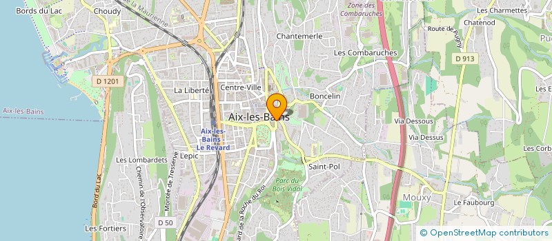 localisation de l'entreprise VISACREW  AIX-LES-BAINS