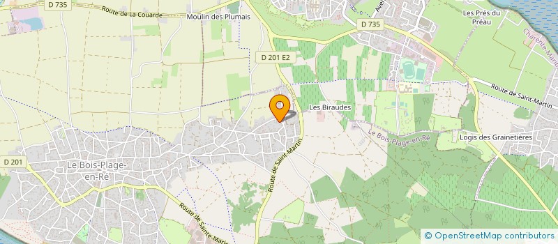 localisation de l'entreprise VISAELMA  LE BOIS-PLAGE-EN-RE