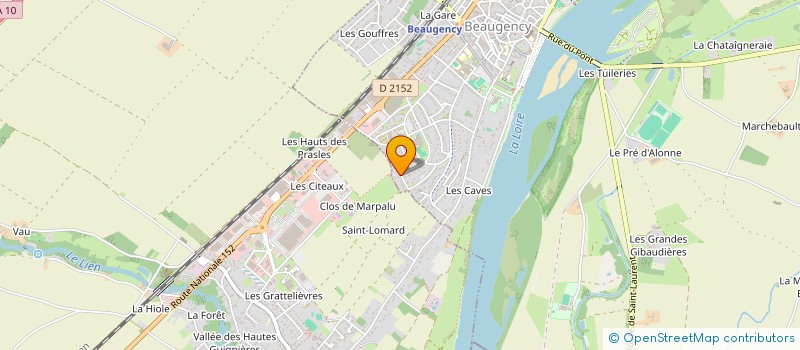 localisation de l'entreprise VISAGE D'ENFANT  BEAUGENCY