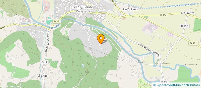 localisation de l'entreprise VISAGE DU MONDE  LE PUY-SAINTE-REPARADE