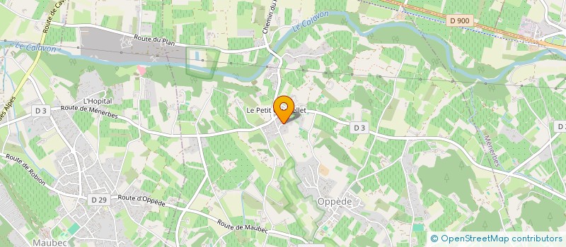 localisation de l'entreprise VISAGES D'EQUITE  OPPEDE