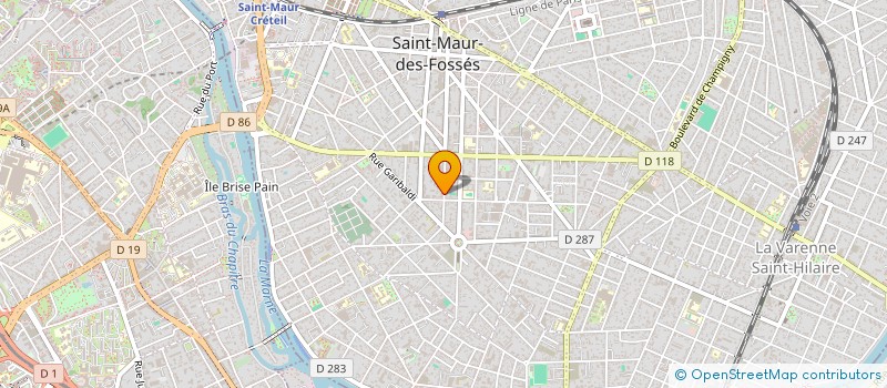 localisation de l'entreprise VISAGES ET REALITES DU MONDE à SAINT-MAUR-DES-FOSSES