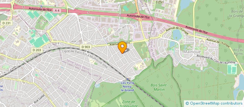 localisation de l'entreprise VISAL  NOISY-LE-GRAND