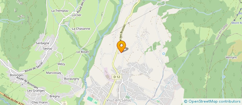 localisation de l'entreprise VISALANG  VIUZ-EN-SALLAZ