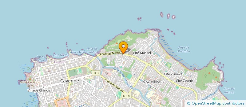 localisation de l'entreprise VISAMAZONE  CAYENNE