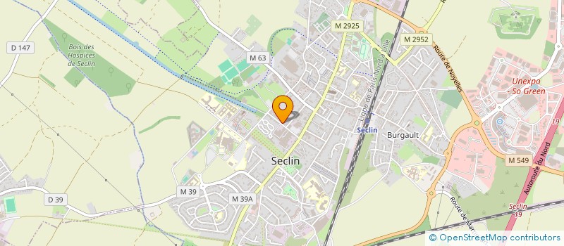 localisation de l'entreprise VISAME  SECLIN