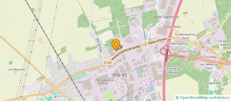 localisation de l'entreprise VISANA à ORMES