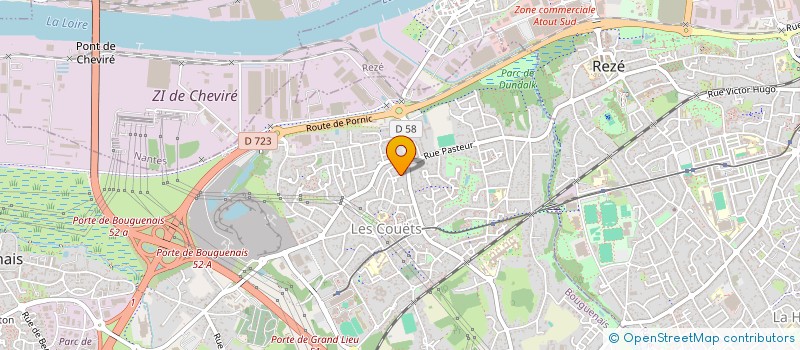 localisation de l'entreprise VISANANTES44 à BOUGUENAIS