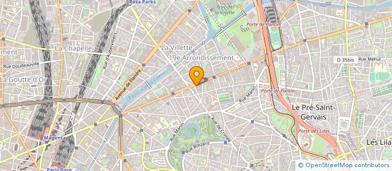 localisation de l'entreprise VISAPLUS à PARIS
