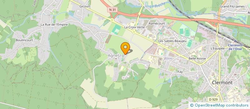 localisation de l'entreprise VISATECH ARCHITECTURE  CLERMONT