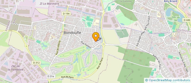 localisation de l'entreprise VISAVI HOLDING à BONDOUFLE