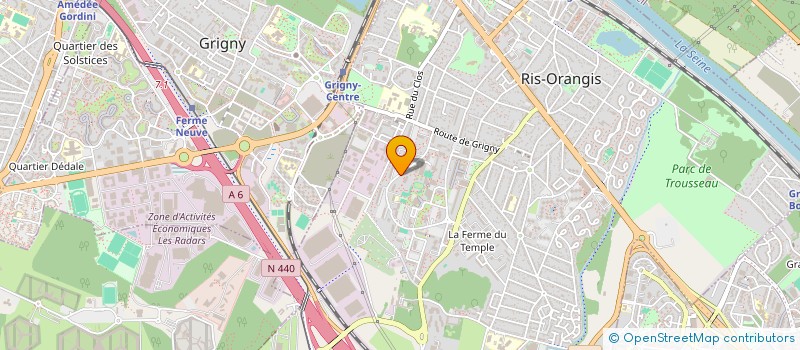 localisation de l'entreprise VISAVISMUSIC  RIS-ORANGIS