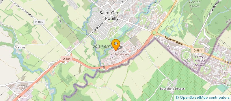 localisation de l'entreprise VISCIANO à SAINT-GENIS-POUILLY