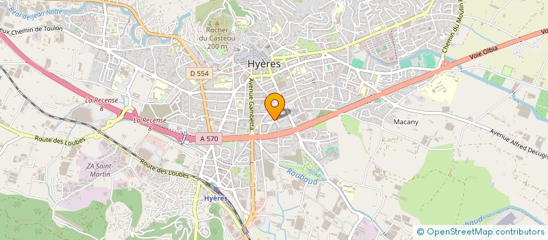 localisation de l'entreprise VISCONTI à HYERES