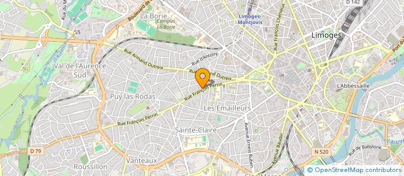 localisation de l'entreprise VISCONTY TRADE LINK à LIMOGES