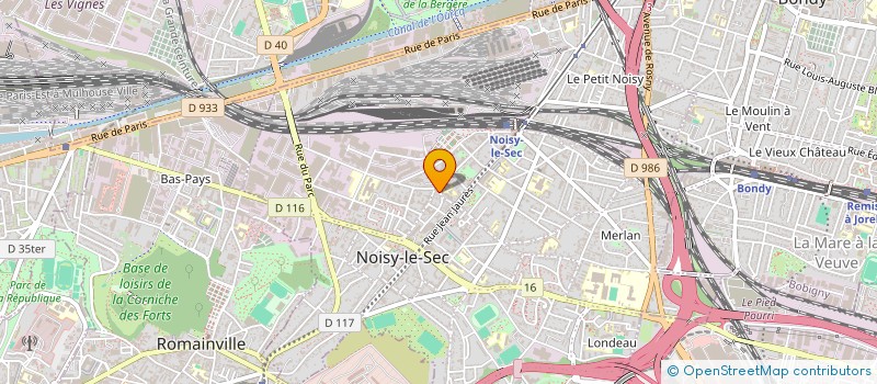 localisation de l'entreprise VISCOSITOL à NOISY-LE-SEC