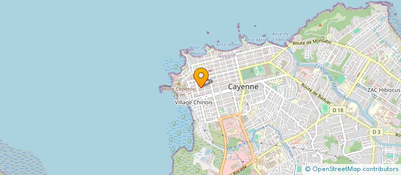 localisation de l'entreprise VISCOUNT LOCATION  CAYENNE