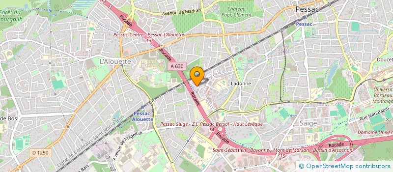 localisation de l'entreprise VISE TON FUTUR  PESSAC